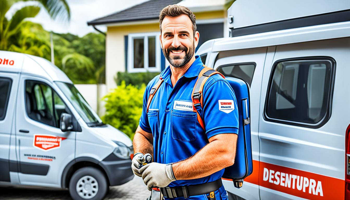 contratar uma desentupidora em Moema